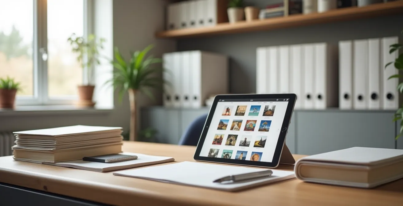 Système d'inventaire numérique pour collection d'art avec documentation photographique